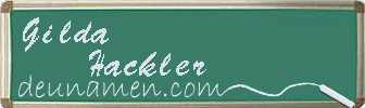 Gilda Hackler Visitenkarte